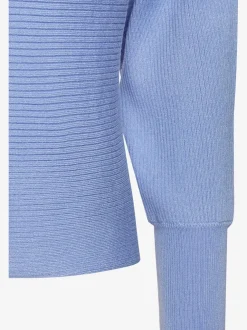 Pull en tricot ample à manches longues avec ourlet droit