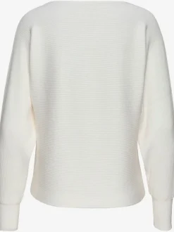 Pull en tricot ample à manches longues avec ourlet droit