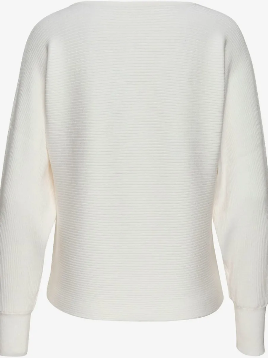 Pull en tricot ample à manches longues avec ourlet droit
