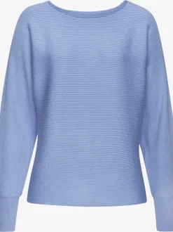 Pull en tricot ample à manches longues avec ourlet droit