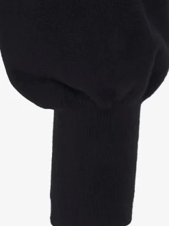 Pull en tricot avec col montant à larges manches et bords-côtes