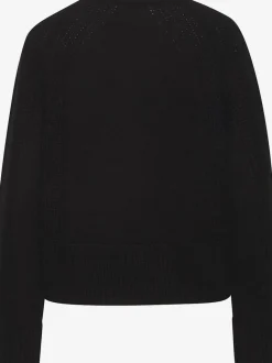 Pull en tricot avec encolure ronde et manches longues