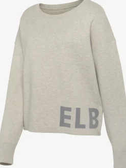 Pull en tricot doux avec encolure ronde et manches longues