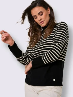 Pull en tricot fin mélange de lyocell et de viscose de qualité