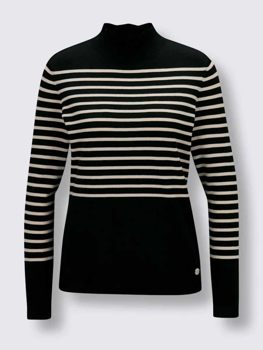 Pull en tricot fin mélange de lyocell et de viscose de qualité