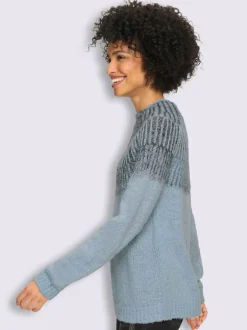 Pull en tricot 20% laine