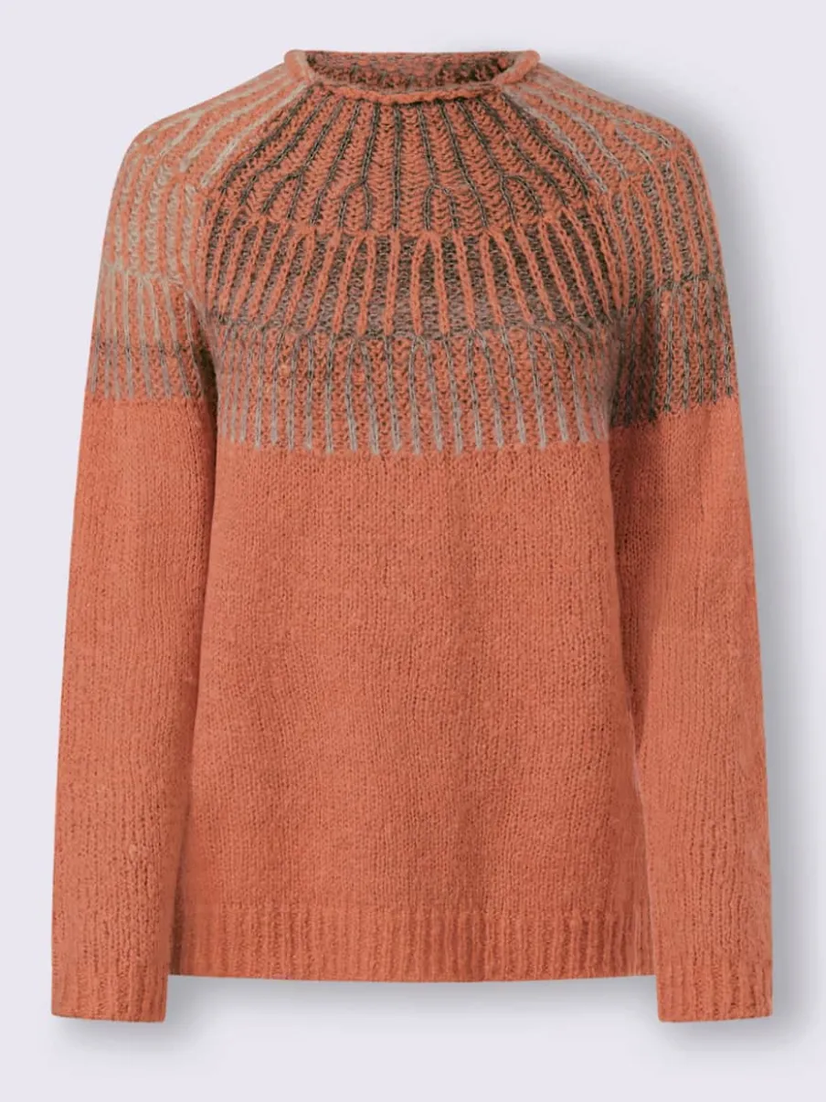 Pull en tricot 20% laine