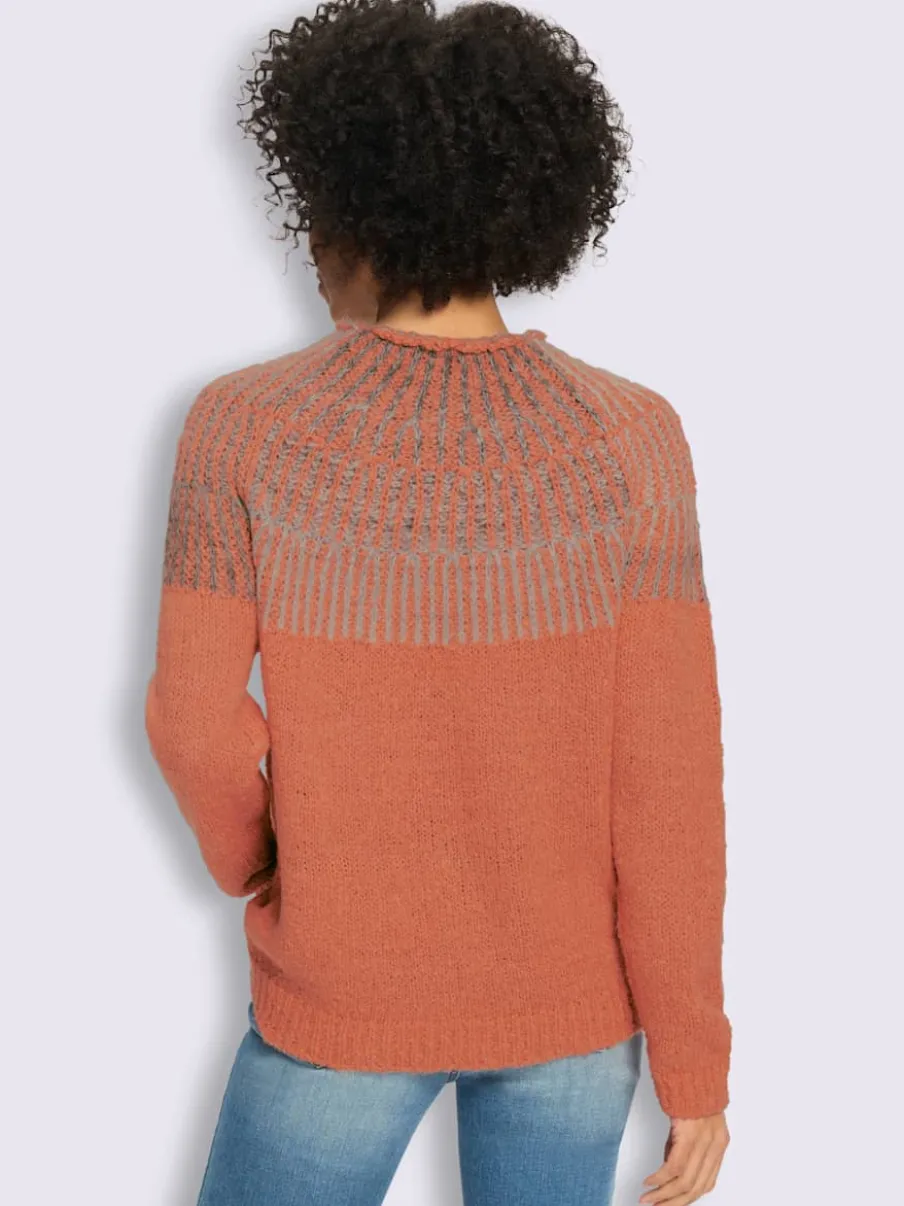 Pull en tricot 20% laine