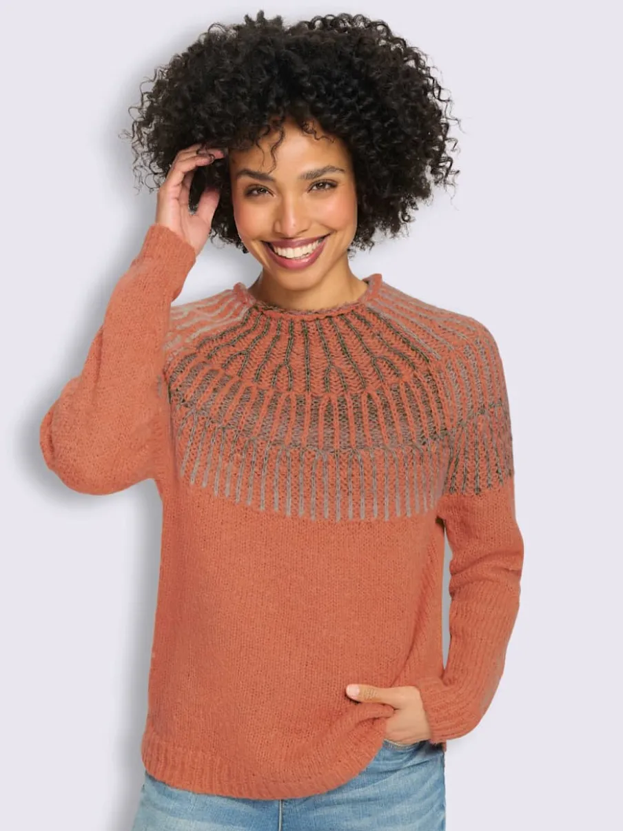 Pull en tricot 20% laine