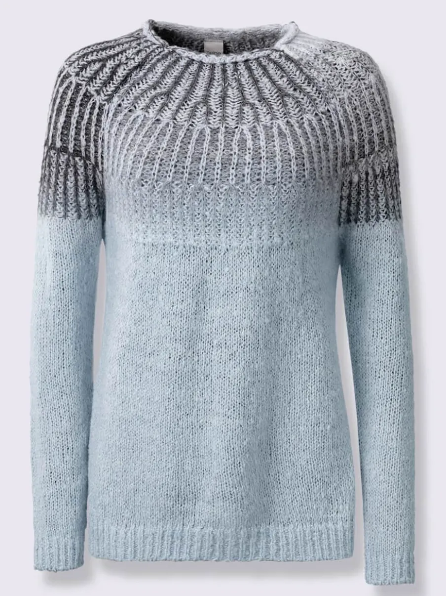 Pull en tricot 20% laine