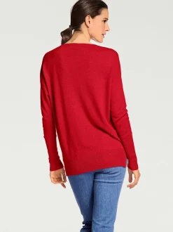 Pull en V en cachemire doux à porter avec simplicité