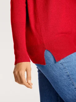 Pull en V en cachemire doux à porter avec simplicité