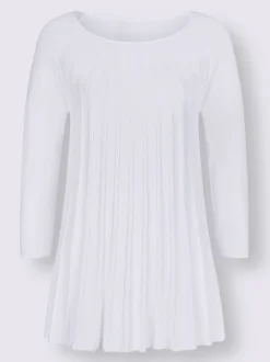 Pull fluide en viscose avec col rond et manchesraglan
