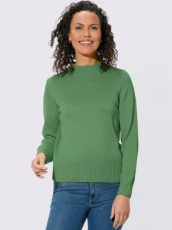 Pull féminin col tortue manches longues finitions côtelées