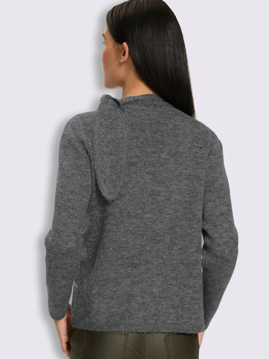 Pull jacquard joli col