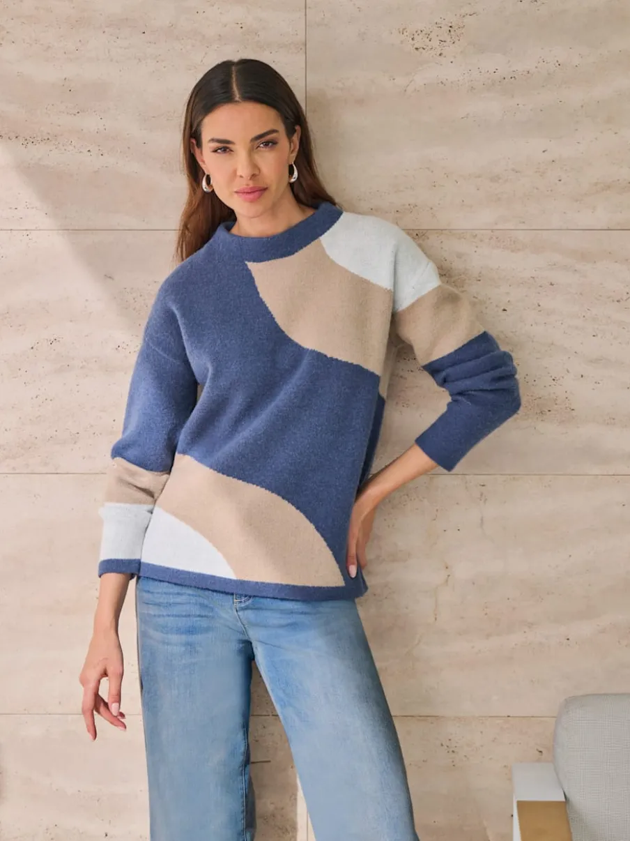 Pull jacquard motif jacquard original
