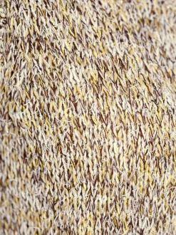 Pull à manches 3/4 avec encolure arrondie asymétrique