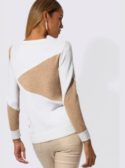 Pull à manches longues forme affinante