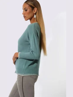 Pull à manches longues jersey fin