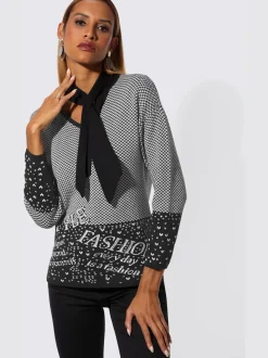 Pull à manches longues qualité coton et modal agréable à porter
