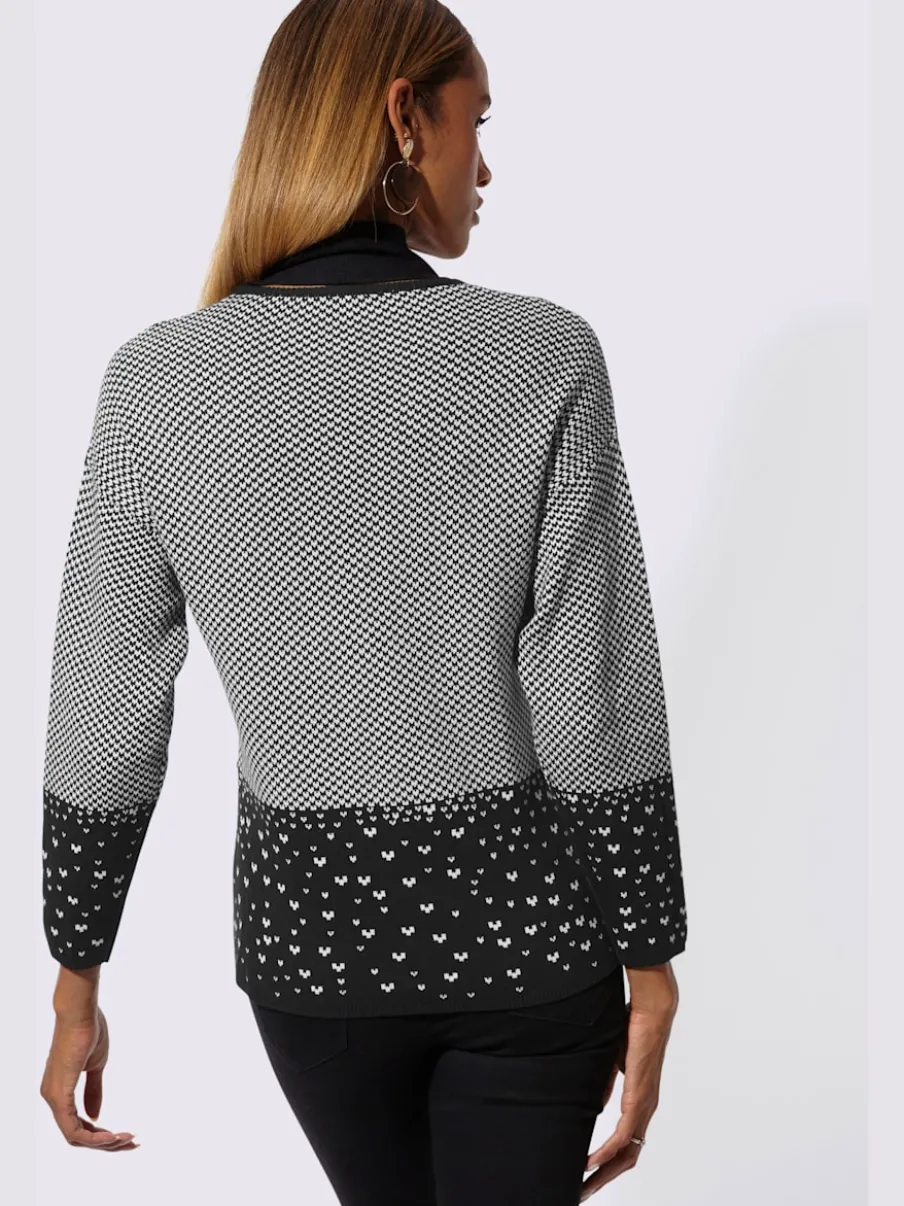 Pull à manches longues qualité coton et modal agréable à porter