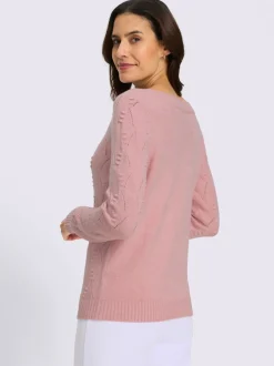 Pull à manches longues 50% viscose