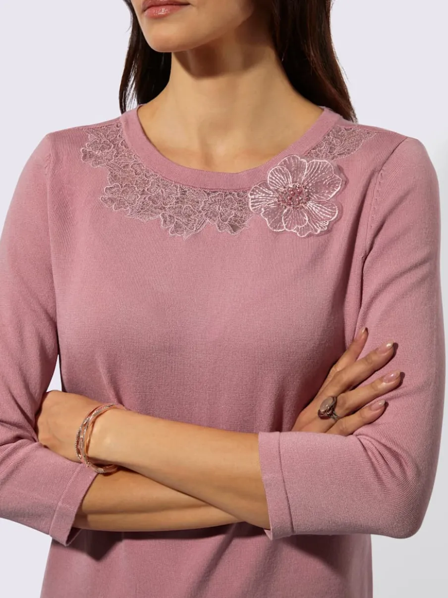 Pull à manches 3/4 30% lyocell