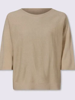 Pull à manches 3/4 superbe fil brillant