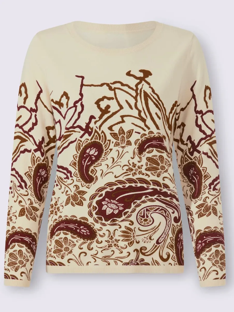 Pull motif paisley