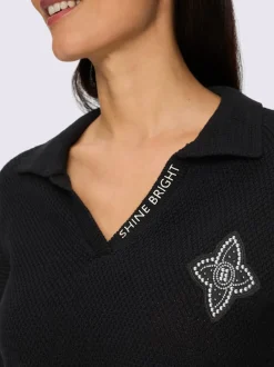 Pull polo pur coton