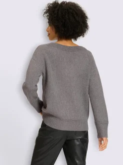 Pull superbe mélange de matières
