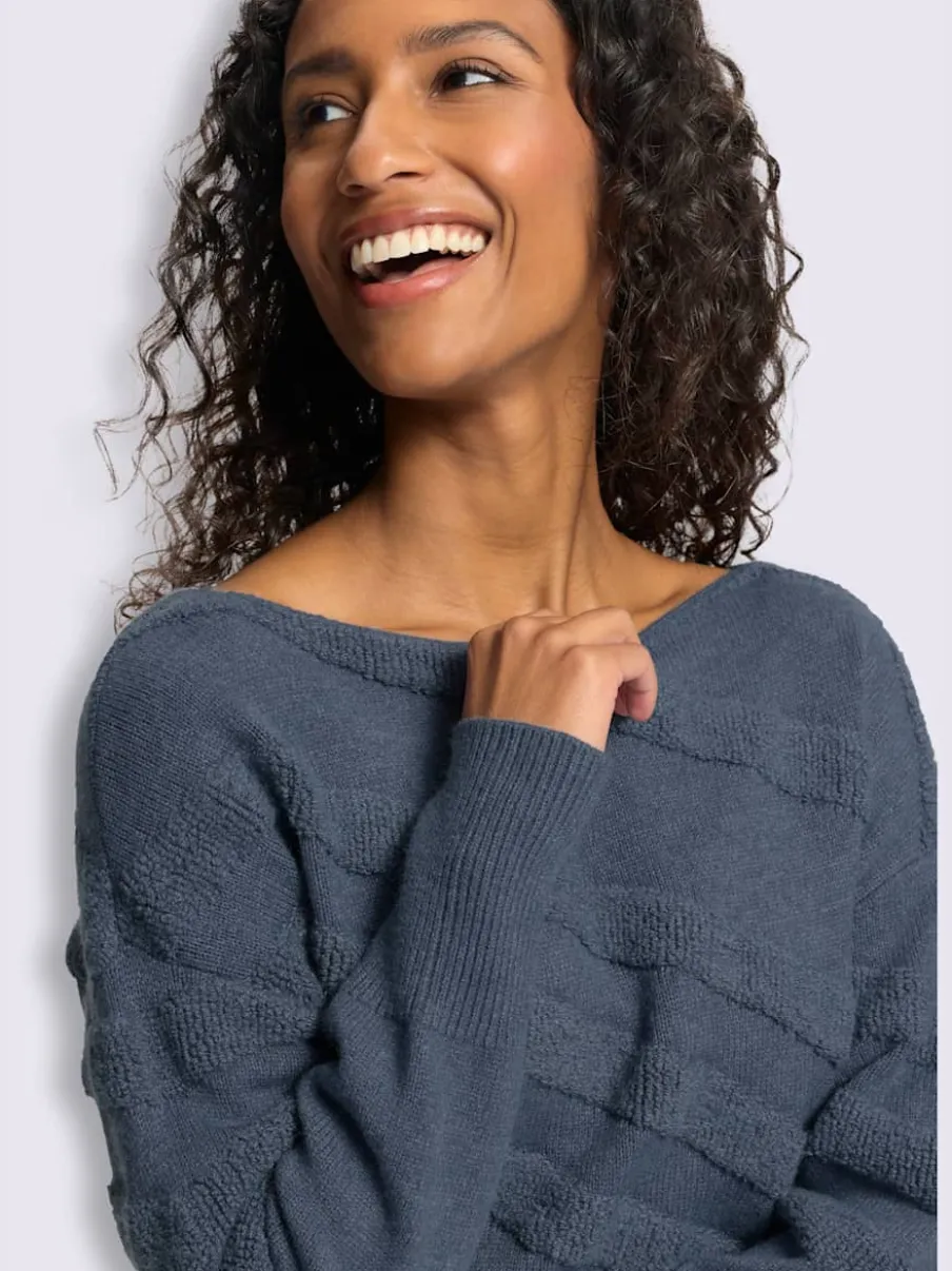 Pull superbe mélange de matières