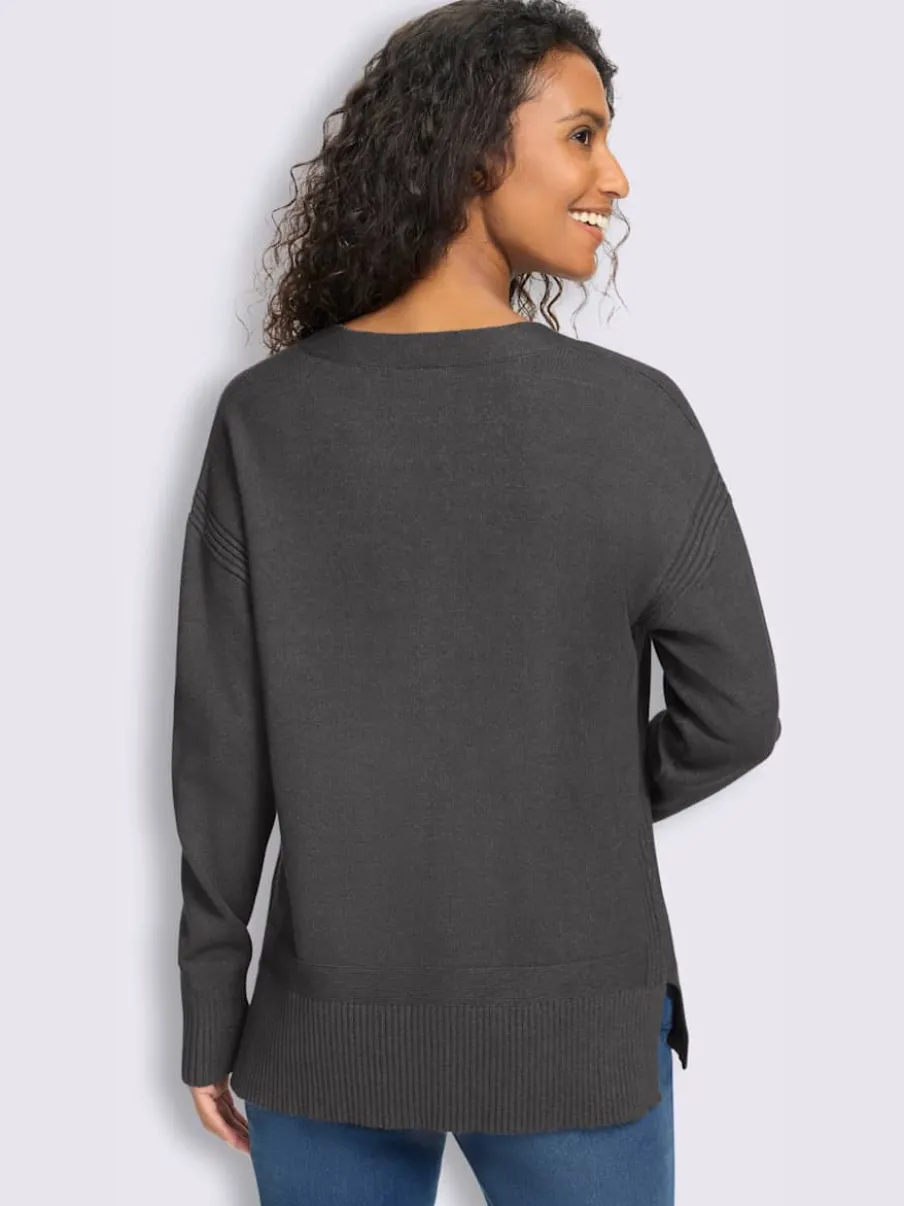 Pull superbe mélange de matières