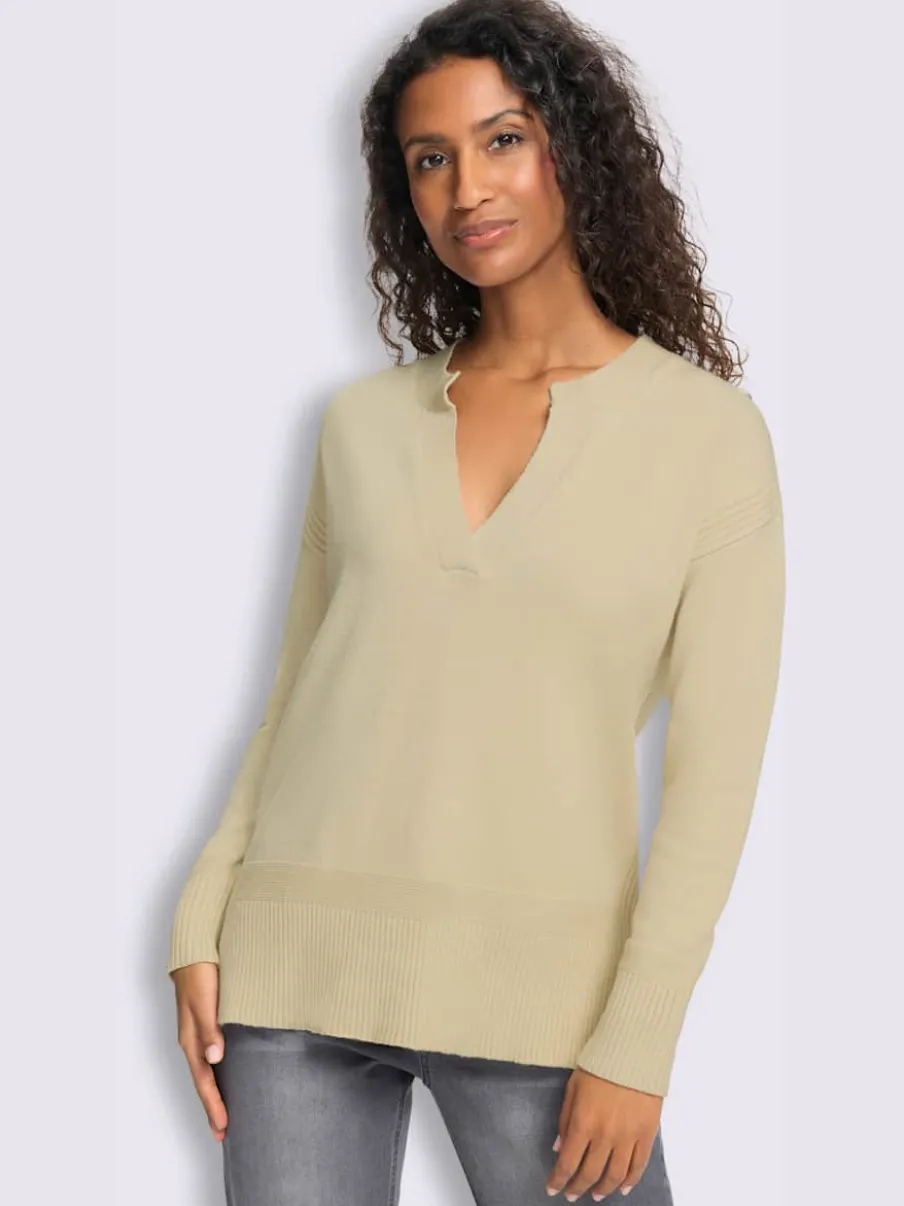 Pull superbe mélange de matières