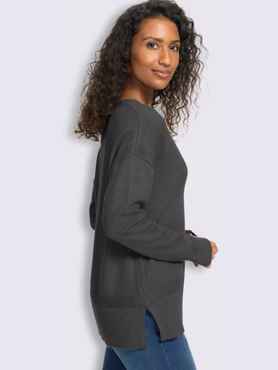 Pull superbe mélange de matières