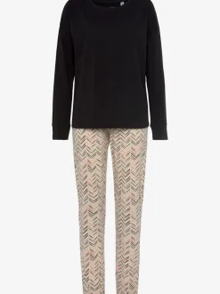 Pyjama au superbe motif sergé chevron