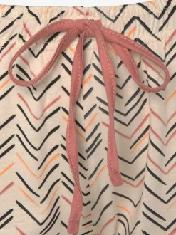 Pyjama au superbe motif sergé chevron