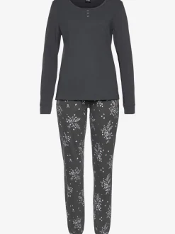 Pyjama avec imprimé branches florales