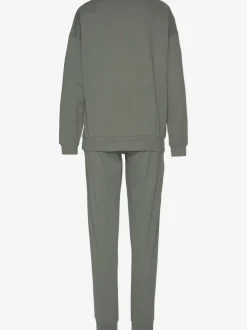 Pyjama avec imprimé texte devant