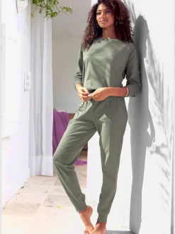 Pyjama avec imprimé texte devant