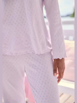 Pyjama avec motif ajouré
