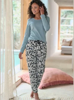 Pyjama avec pantalon imprimé