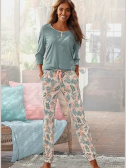 Pyjama avec pantalon imprimé
