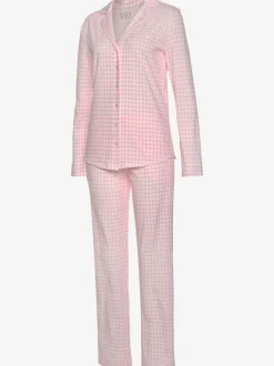 Pyjama classique avec imprimé discret sur toute la surface