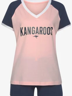 Pyjama court au style universitaire
