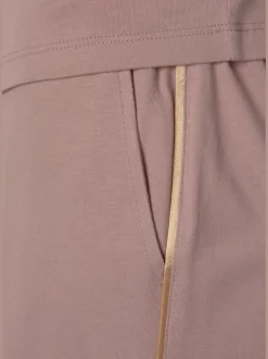 Pyjama court avec détails imprimés
