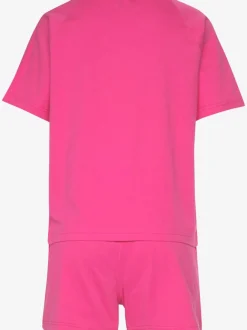 Pyjama court avec imprimé texte devant