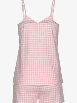 Pyjama court avec rayures discrètes