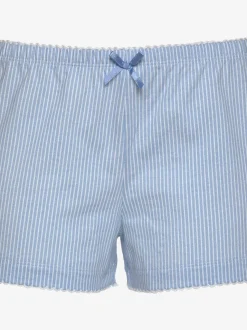 Pyjama court avec rayures discrètes