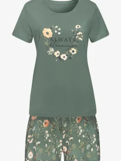 Pyjama court avec t-shirt à manches courtes